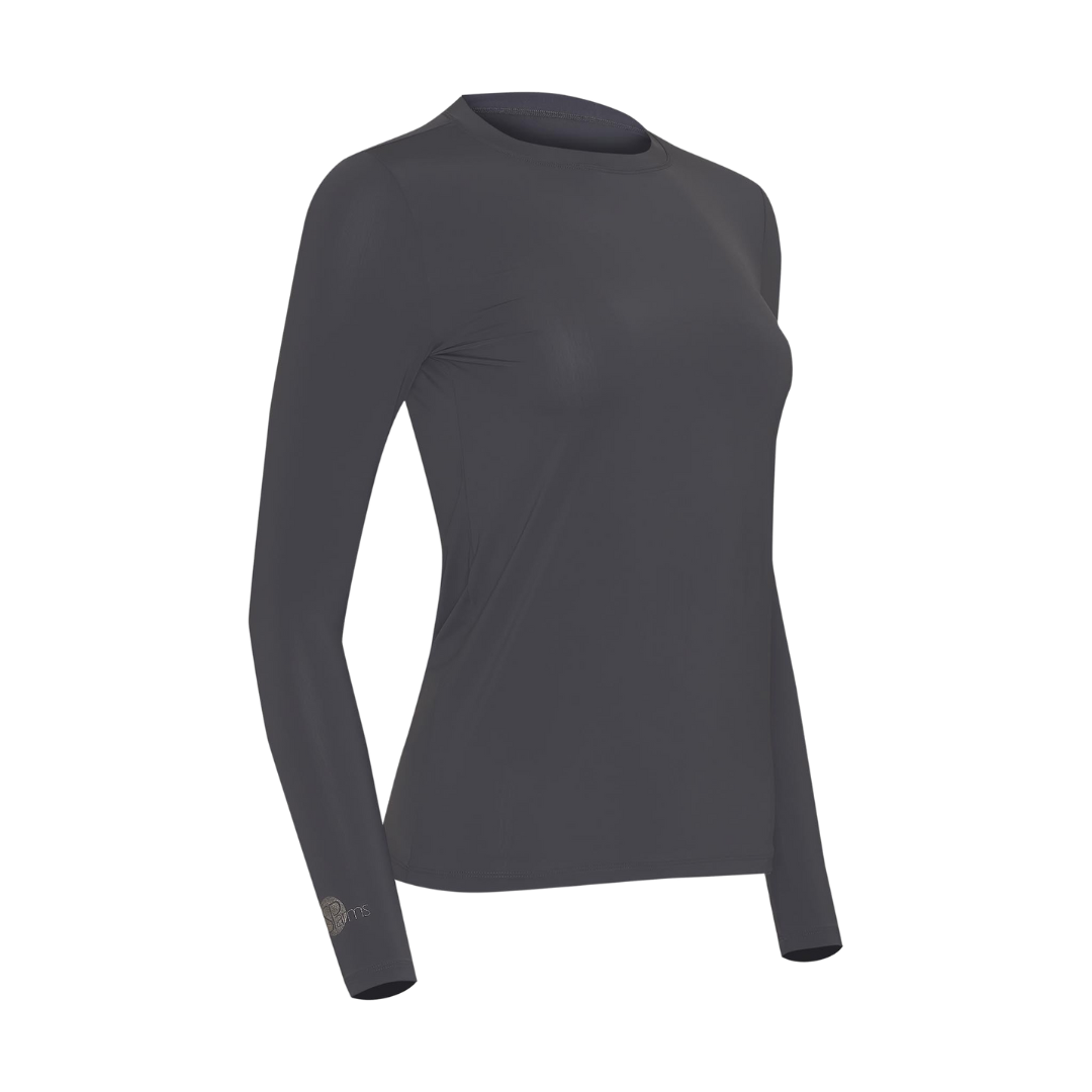Women's Cooling Shirt Round Neck (Slate Grey)