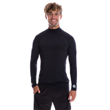 Men's Cooling Shirt High Neck (Black)