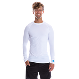 Men's Cooling Shirt Round Neck (White)
