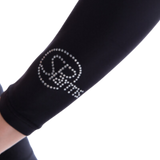 Women's Crystal Cooling Shirt High Neck (Black)