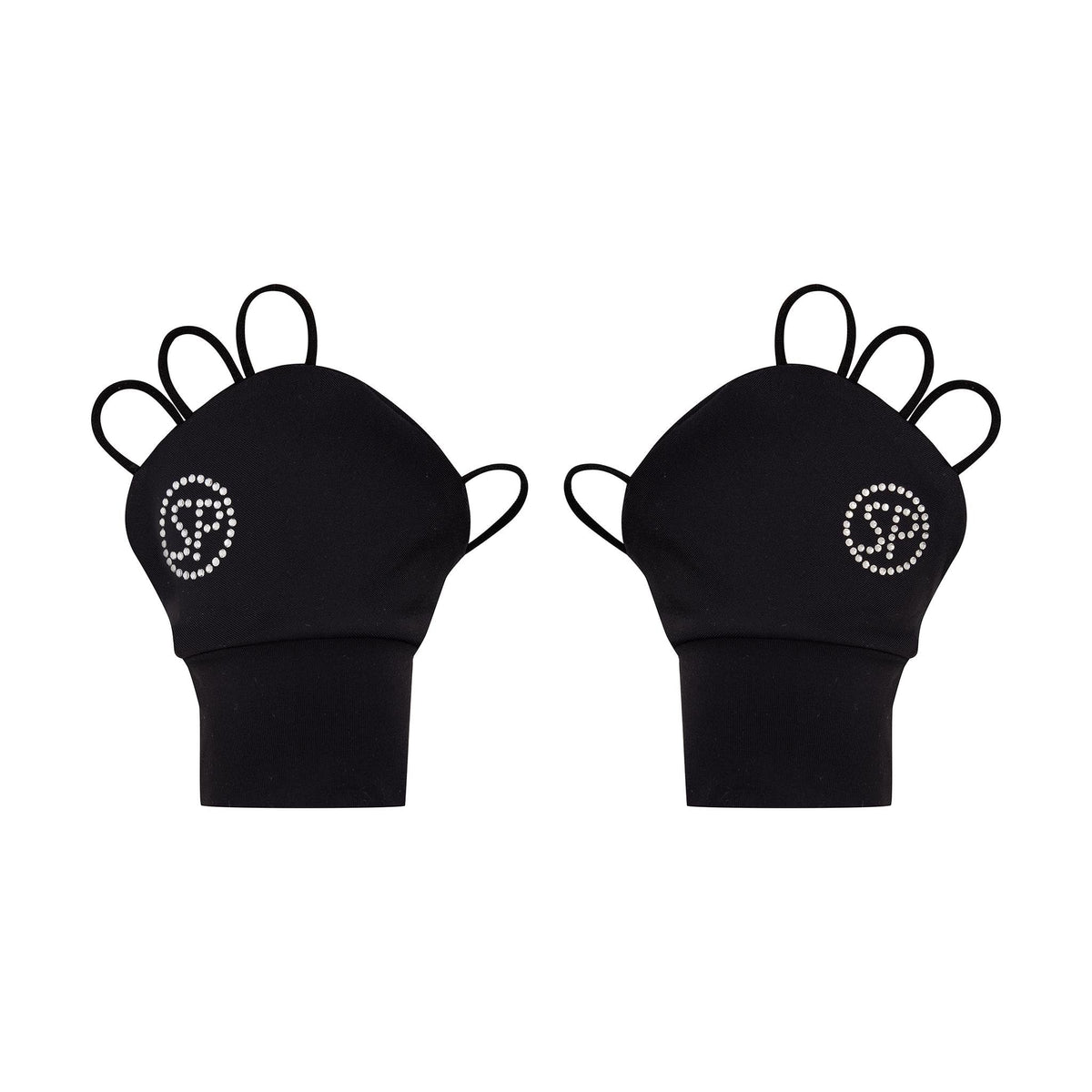 SP Glove (Palmless sun glove) - Crystal logo [Black] - SParms