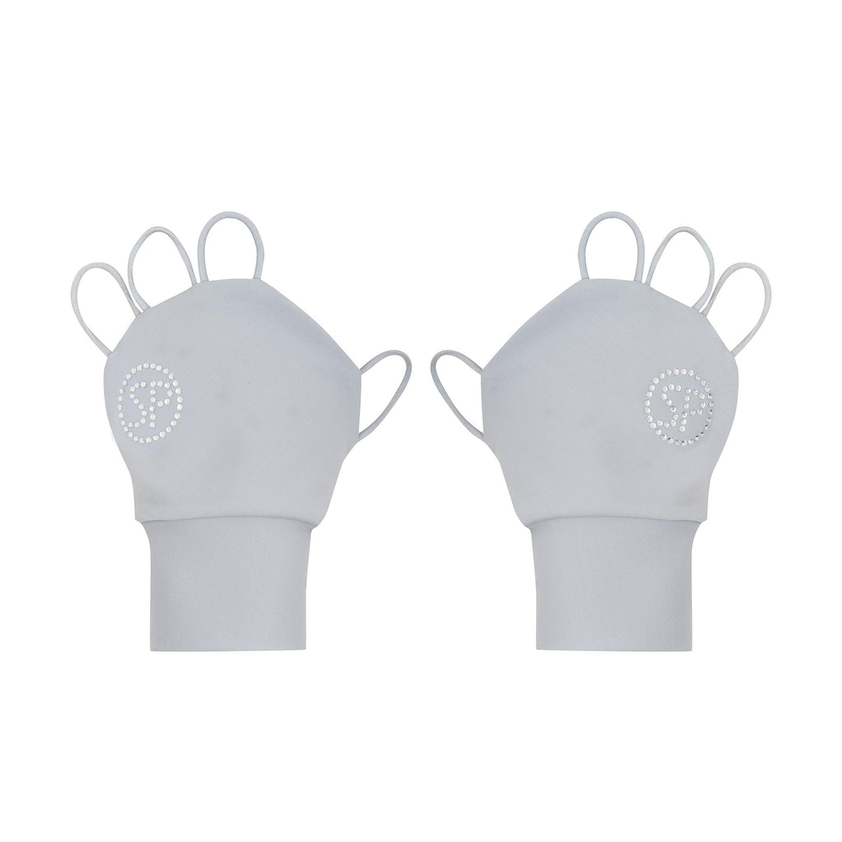 SP Glove (Palmless sun glove) - Crystal logo [Grey] - SParms