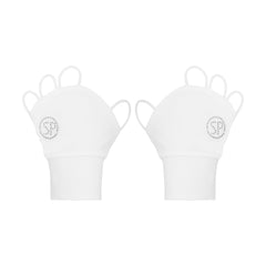 SP Glove (Palmless sun glove) - Crystal logo [White] - SParms