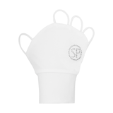 SP Glove (Palmless sun glove) - Crystal logo [White] - SParms